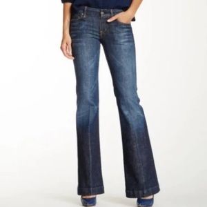 Citizen of humanity Faye#003 LowWaist Full Leg Jeans Size 27 98%Cotton2%Elastane